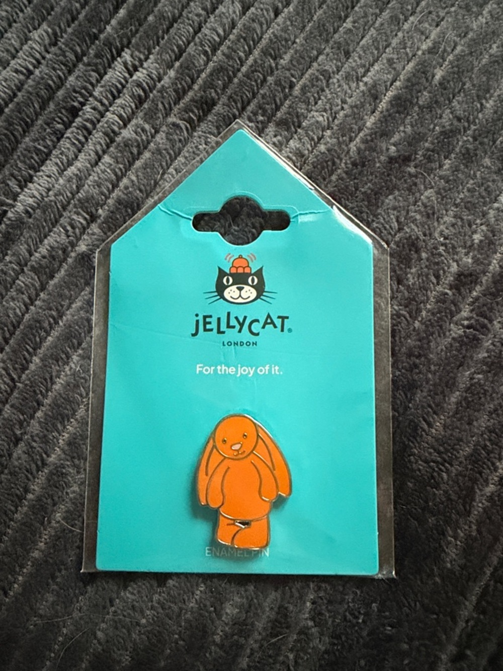 Jellycat pin (orange bunny) new